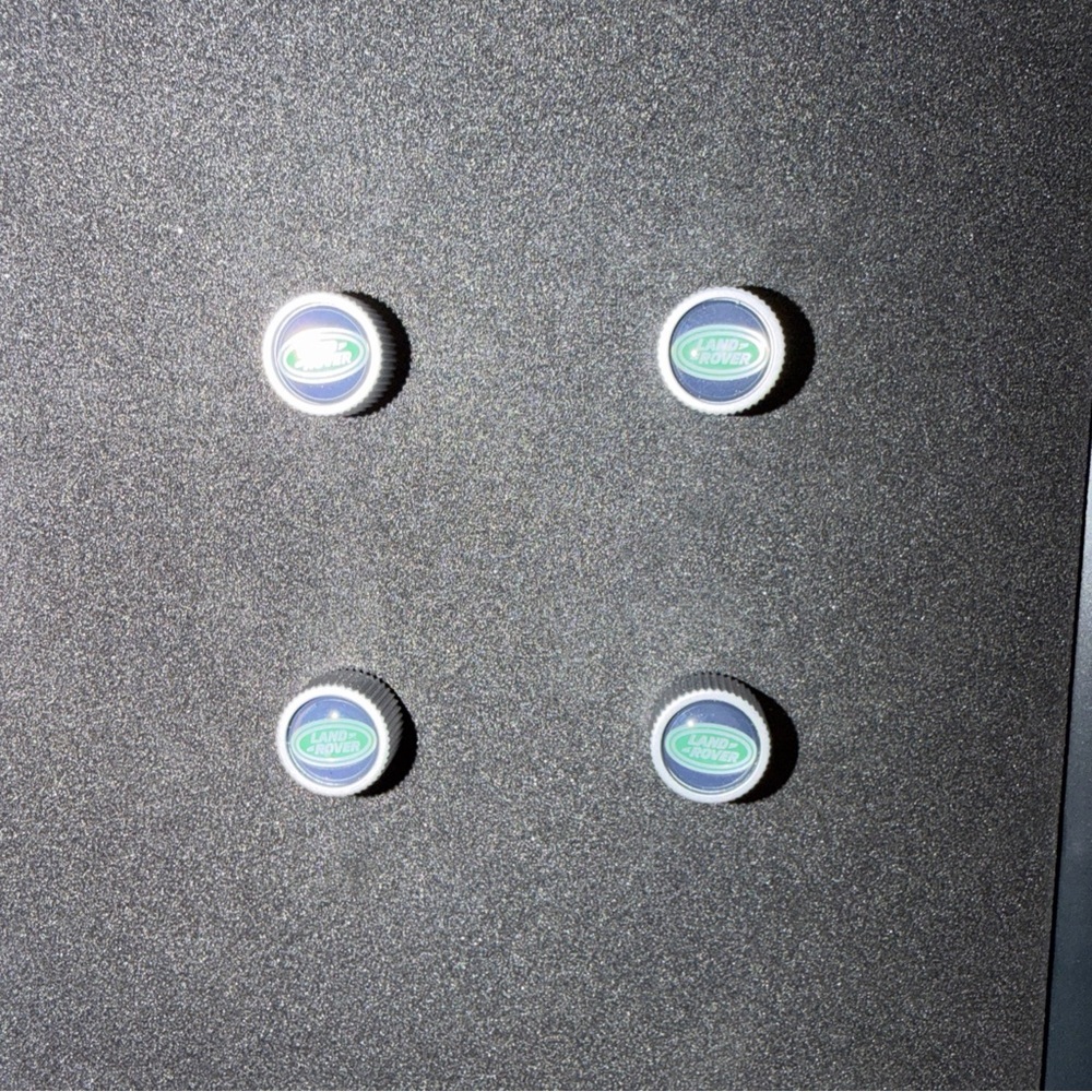 Land Rover OEM Tire Valve Stem Caps With Case And Pamphlets RARE! - Picture 3 of 7